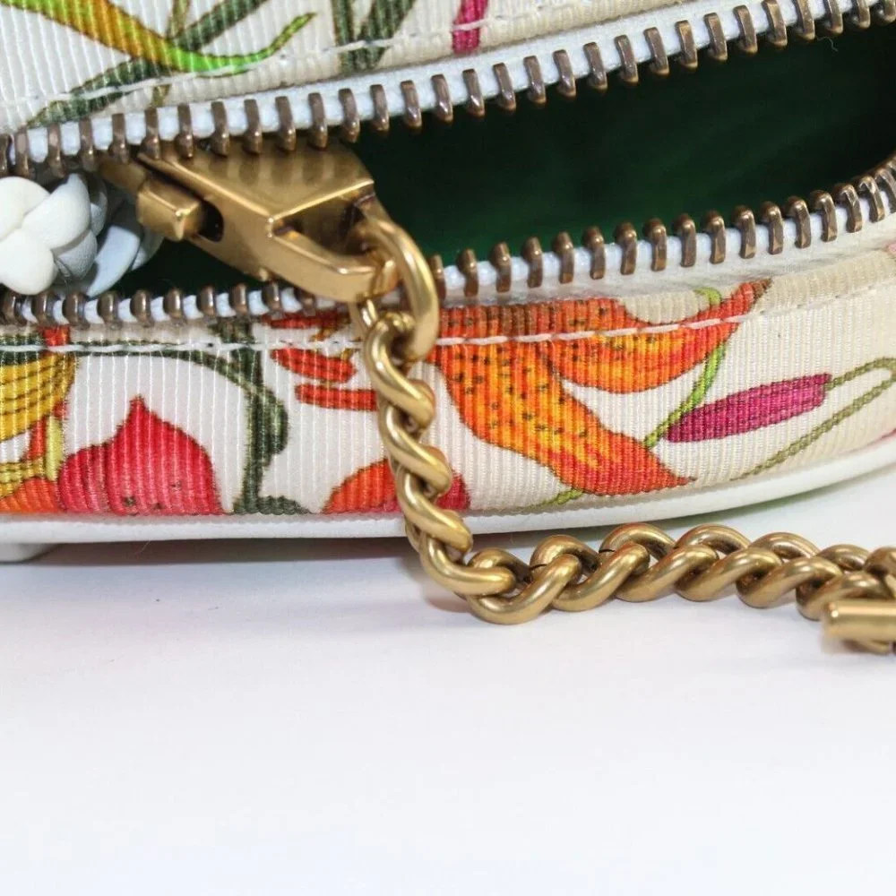 GUCCI Quilted Floral Trapuntata Crossbody 4GK0104K